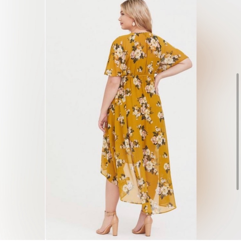 Torrid Maxi Chiffon Dress - Picture 3 of 5